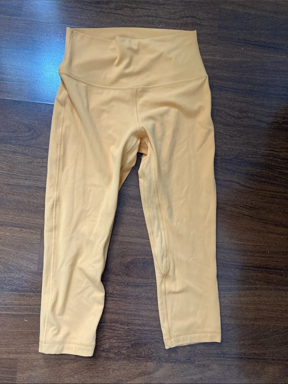Lulumon Orange Leggings Sz 8